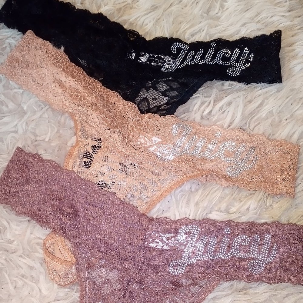 3 pack Juicy Couture Underwear